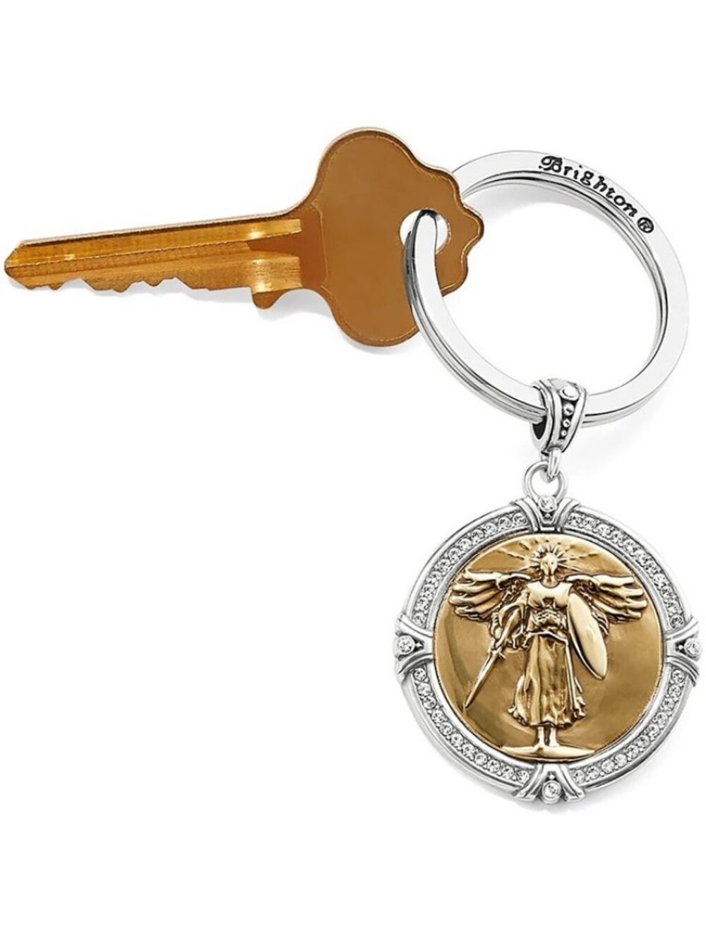 Brighton Art & Soul Brave Angel Key Fob NWoutlet tag $58 E18200